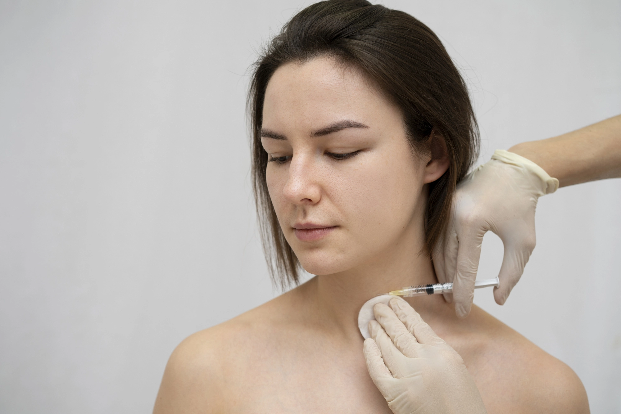 Procedimiento de infiltración dermatológica